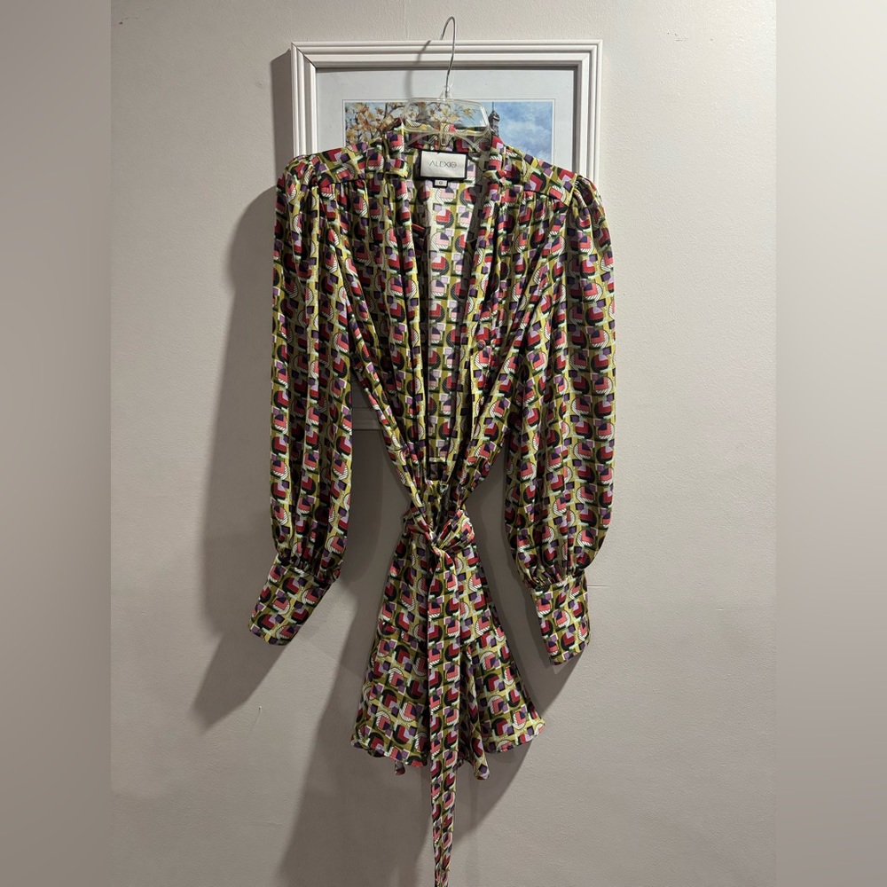 Alexis Multicolor Geometric Mini Dress - Picture 4 of 4